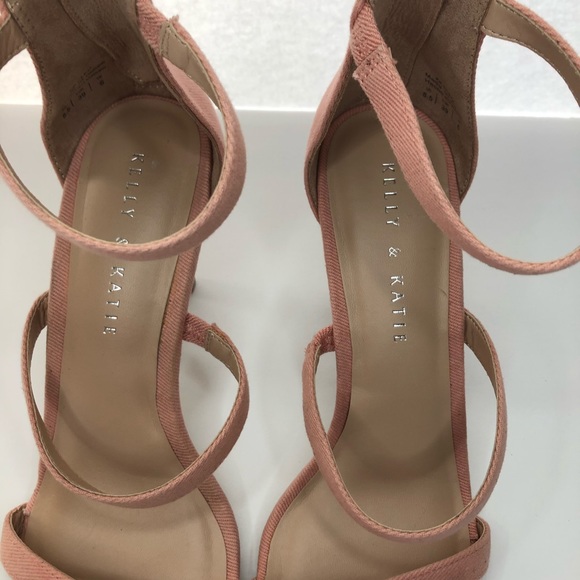Kelly and Katie new pink heels straps 8.5 KK Cleo - Picture 5 of 8